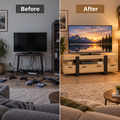 Meuble TV Phoenix 140 cm