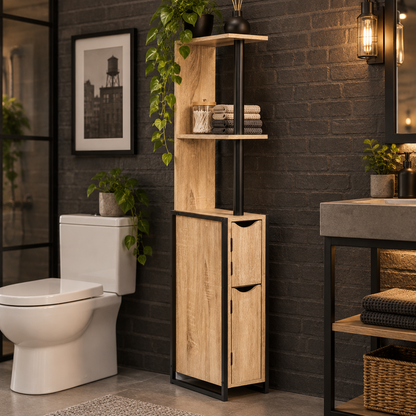 Meuble WC DETROIT industriel