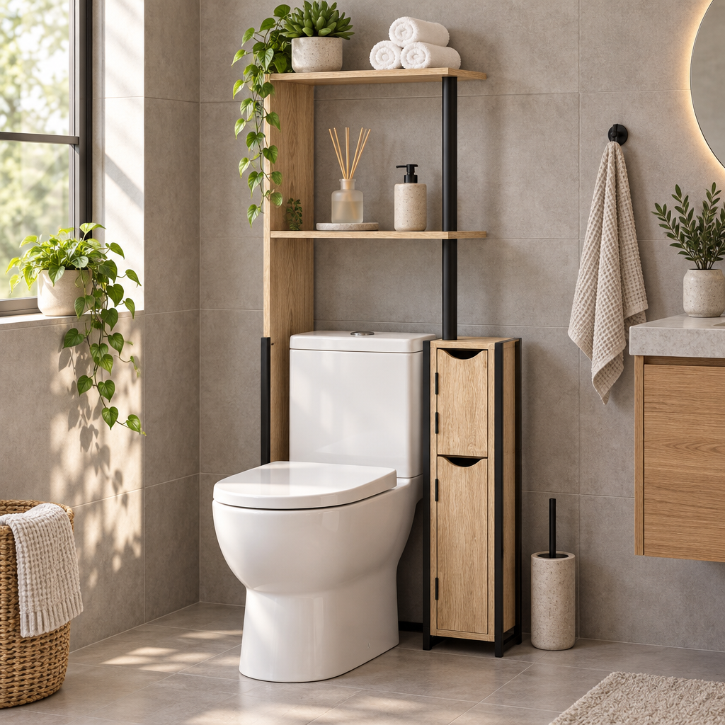 Meuble WC DETROIT industriel