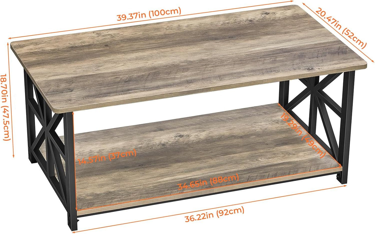 Table basse GreenForest X-Frame