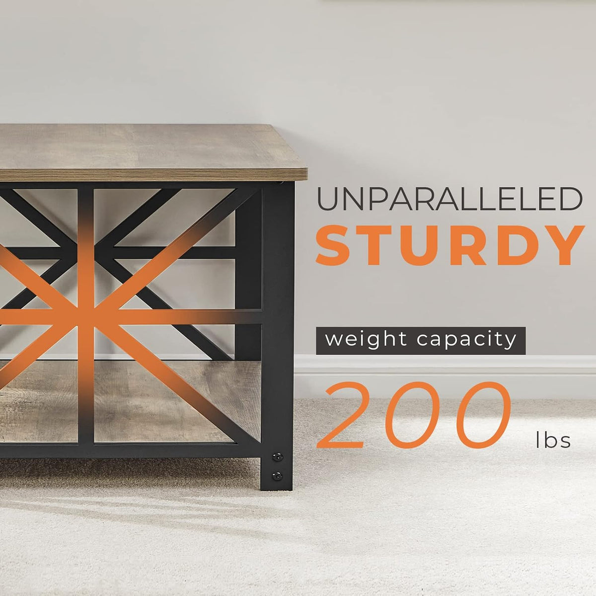 Table basse GreenForest X-Frame